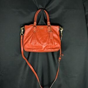 Coach Vintage Ashley CORAL leather hand and shoulder bag